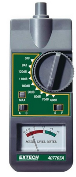 Измеритель шума для измерения уровня акустических звуковых сигналов EXTECH 407703A Шумомеры