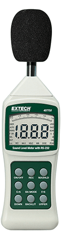 EXTECH 407750 Шумомеры