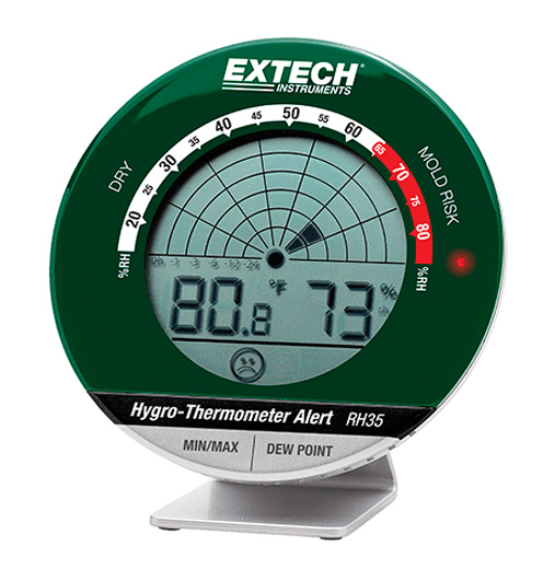 Термогигрометр цифровой настольный с сигнализатором влажности EXTECH RH35 Гигрометры