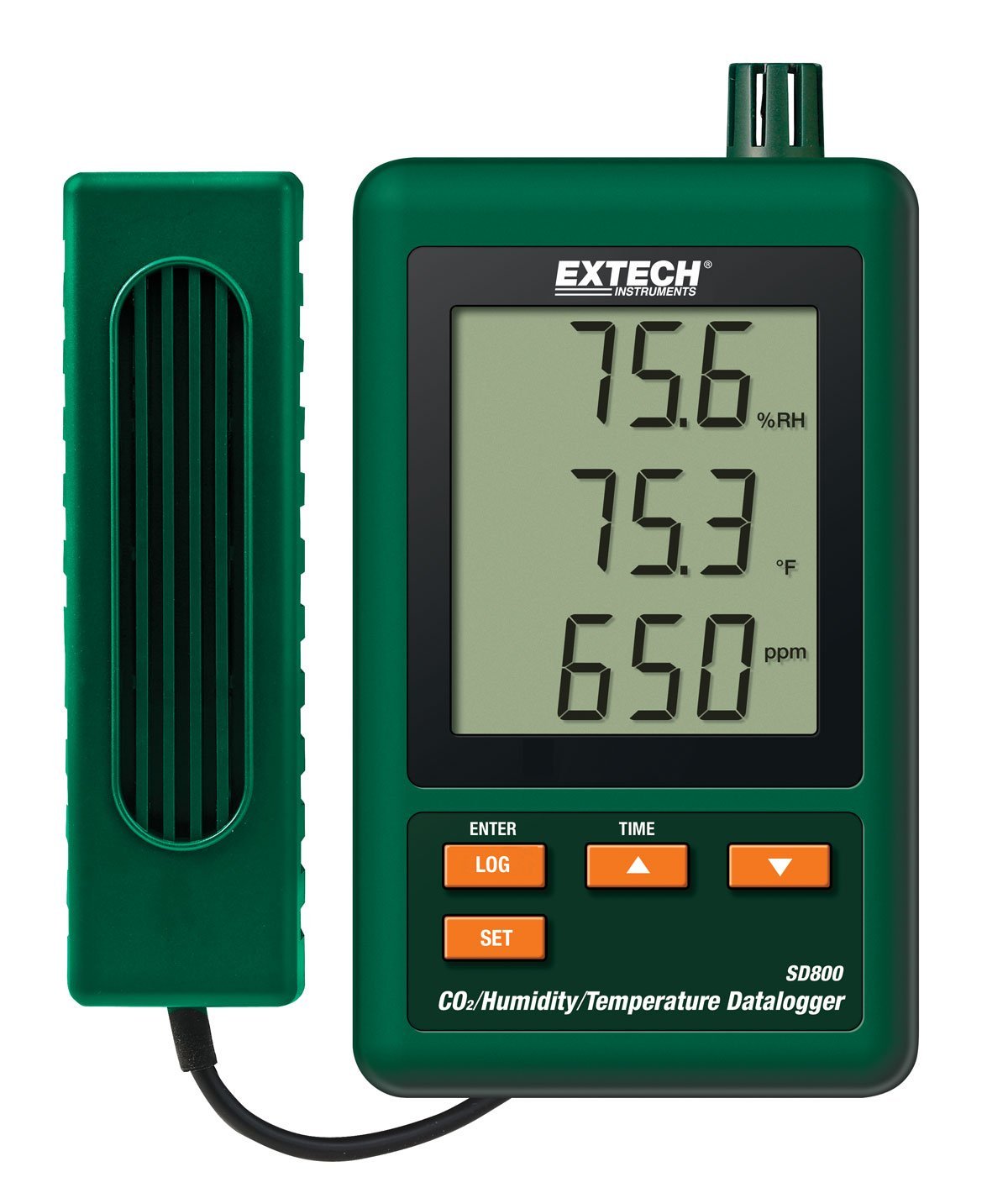 Регистратор влажности, температуры и концентрации углекислого газа EXTECH SD800 Даталоггеры
