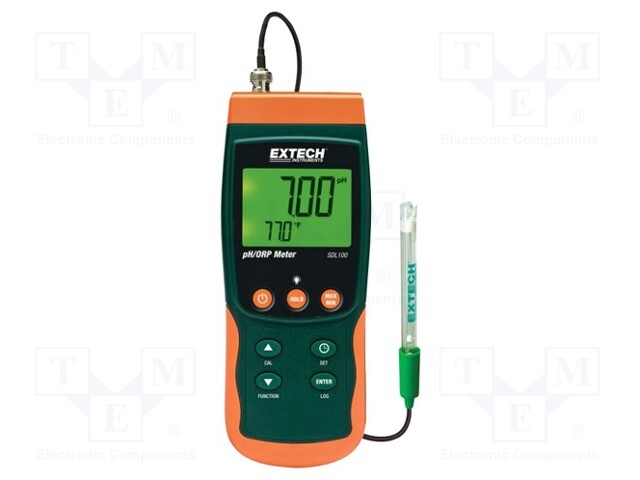 Регистратор показаний измерения pH, ОВП и температуры EXTECH SDL100 Пирометры (бесконтактные термометры)