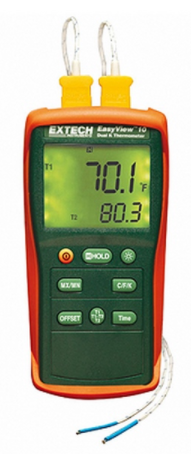 Термометр контактный с регистрацией данных EXTECH EA10 Термометры