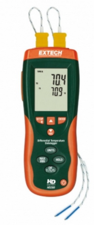 Термометр контактный с регистрацией данных EXTECH HD200 Термометры