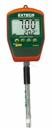 pH-метр водонепроницаемый наладонный со стержневым электродом EXTECH PH220-S pH-метры